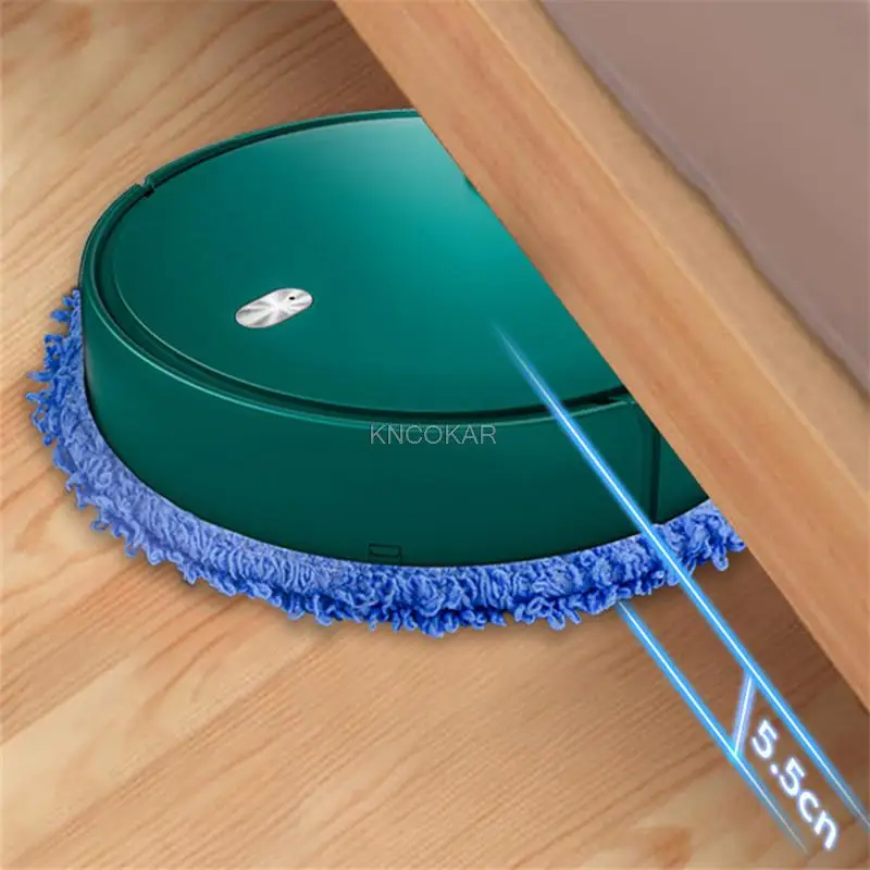 自動モップクリーナーロボット乾湿両用 2 in 1 掃除ロボットスマート床塵除去家庭用掃除機