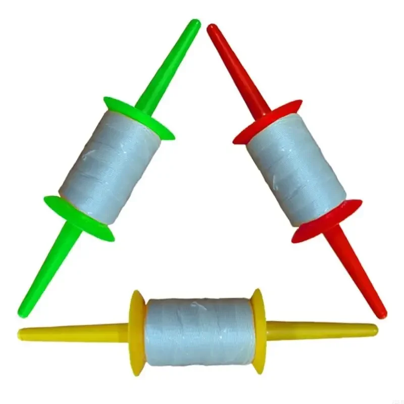 Carrete volador cometas a prueba viento, carrete hilo para cometas 150 metros, 3 uds., carrete cuerda para
