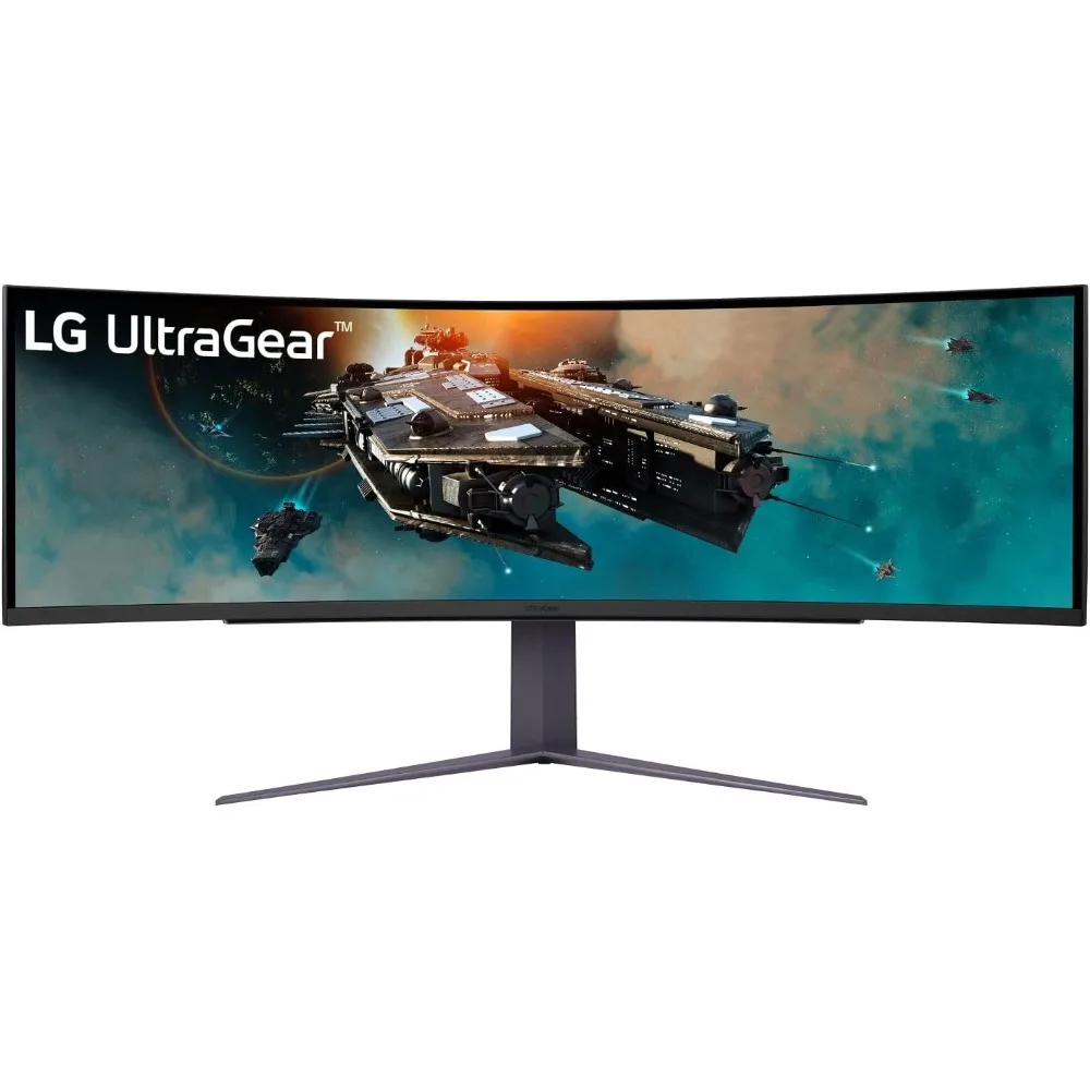 UltraGear-Monitor curvo para jogos, VESA DisplayHDR 1000, HDMI 2.1, Porta de exibição, 49 ", 5120x1440, 240Hz, 1ms, DQHD