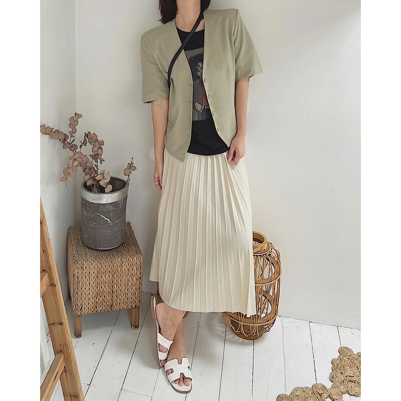 

2022 Cotton Linen Short Sleeve Jacket Blazer Dress Trouser Suits Coat Clothes Summer Outfit Office Woman Fashion Oem Cheap Y2k