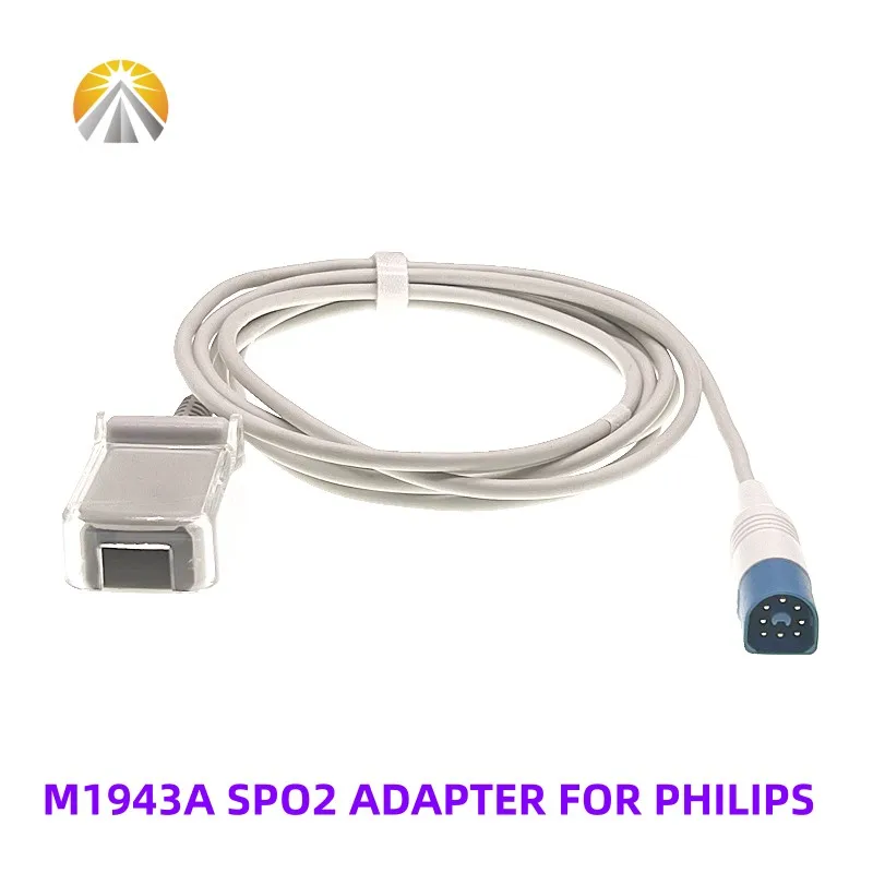 

Reusable SpO2 Sensor Extension Cable 8 Pin or 12 Pin Male to Female For Philips M1940A M1941A M1943A M1900B Patient Monitor