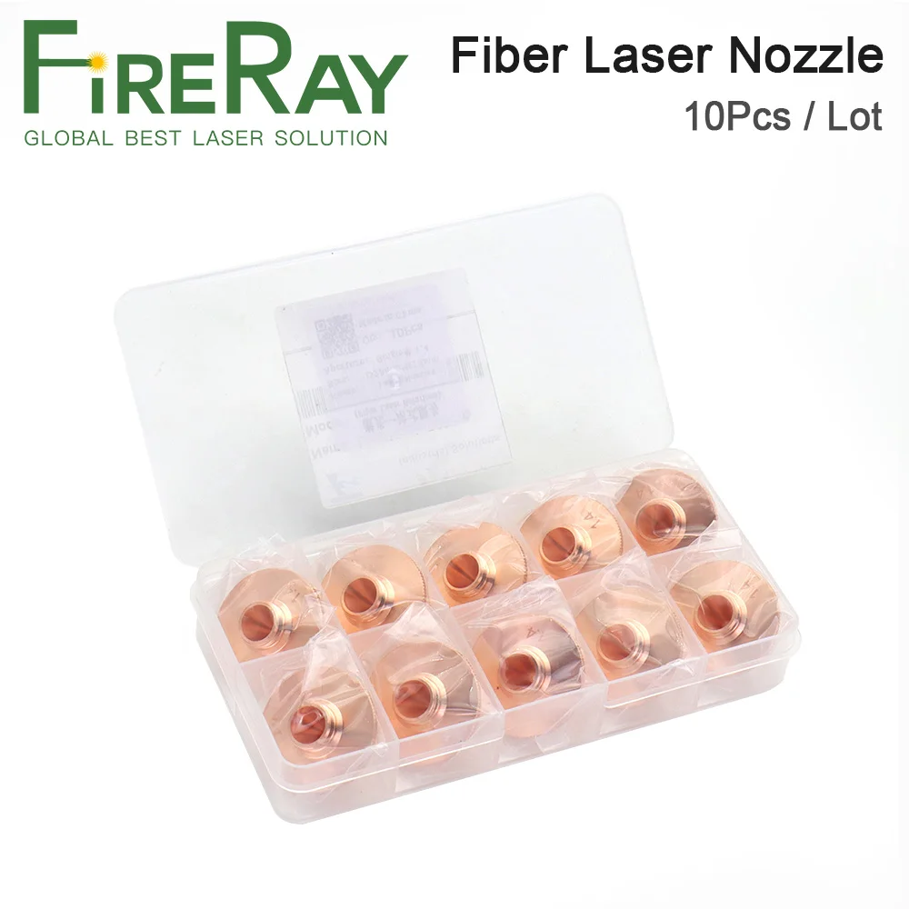 

FireRay 10 шт./лот волоконная лазерная насадка диаметром 32 мм калибр 0,8-5,0 резьба M14 одинарный двухслойный для станка с ЧПУ для резки волокна