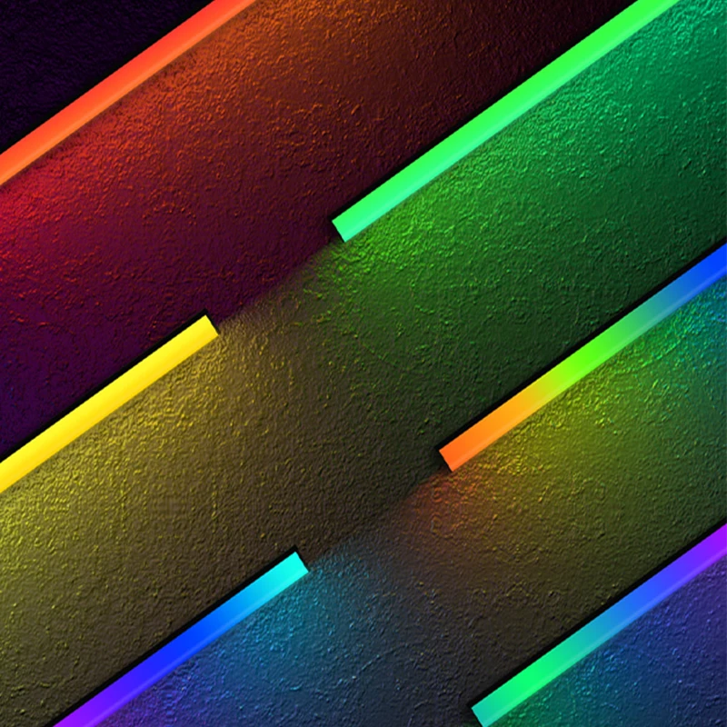 Anzeige nach unten gerichtete Lichtleiste, RGB-Bildschirm-Lichtleiste, Desktop-Licht-PC, dimmbare dynamische LED-Regenbogeneffekt, einstellbare Helligkeit,