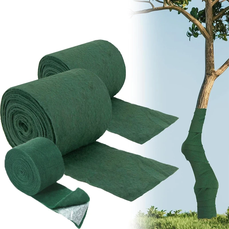 

All Season Tree Protector Wrap Breathable Antifreeze Cloth Sunblock Cover Winter Cold Proof Garden Plant Trunk Guard Bandage