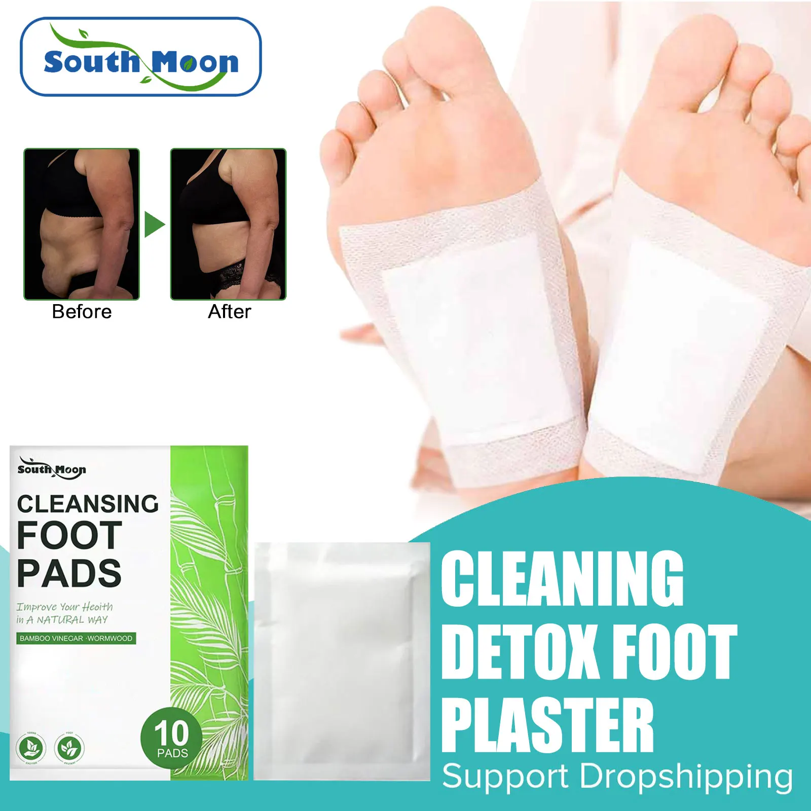 Improve Sleep Detox Foot Patches Weight Loss Anti Cellulite Remove Toxin Obesity Treatment Relief Stress Slimming Foot Sticker