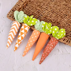 2024 Easter Day Simulated Carrots Bunny Fabric Art Carrot Creative Carrots Photo Props Happy Easter Party Decor For Home