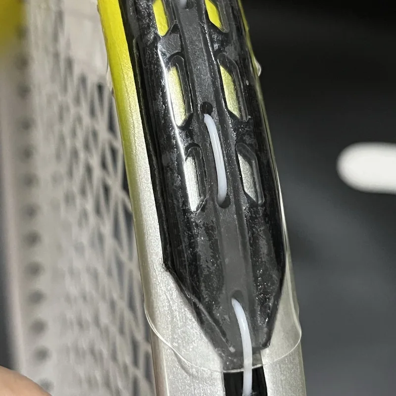 2 Stück dickes, selbstklebendes Klebeband für Tennisschlägerkopf, transparentes TPU, Tenniszubehör, Schlägerrahmen, Anti-Lackierung – Detail 7