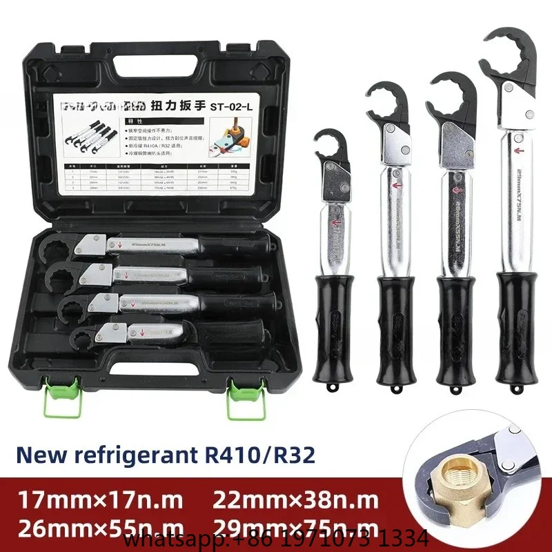 ST-02L Ratchet Torque Wrench Tools Set High Precision Open End Wrench Combination Apark Plug Air Conditioning Repair Tool