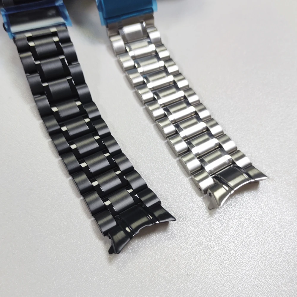 لا توجد حزام فجوات لساعة سامسونج جالاكسي 7/FE/5 Pro/6/4 الكلاسيكية 44 40 مللي متر حزام ساعة معدني جالاكسي ساعة 7 سوار كوريا اكسسوارات