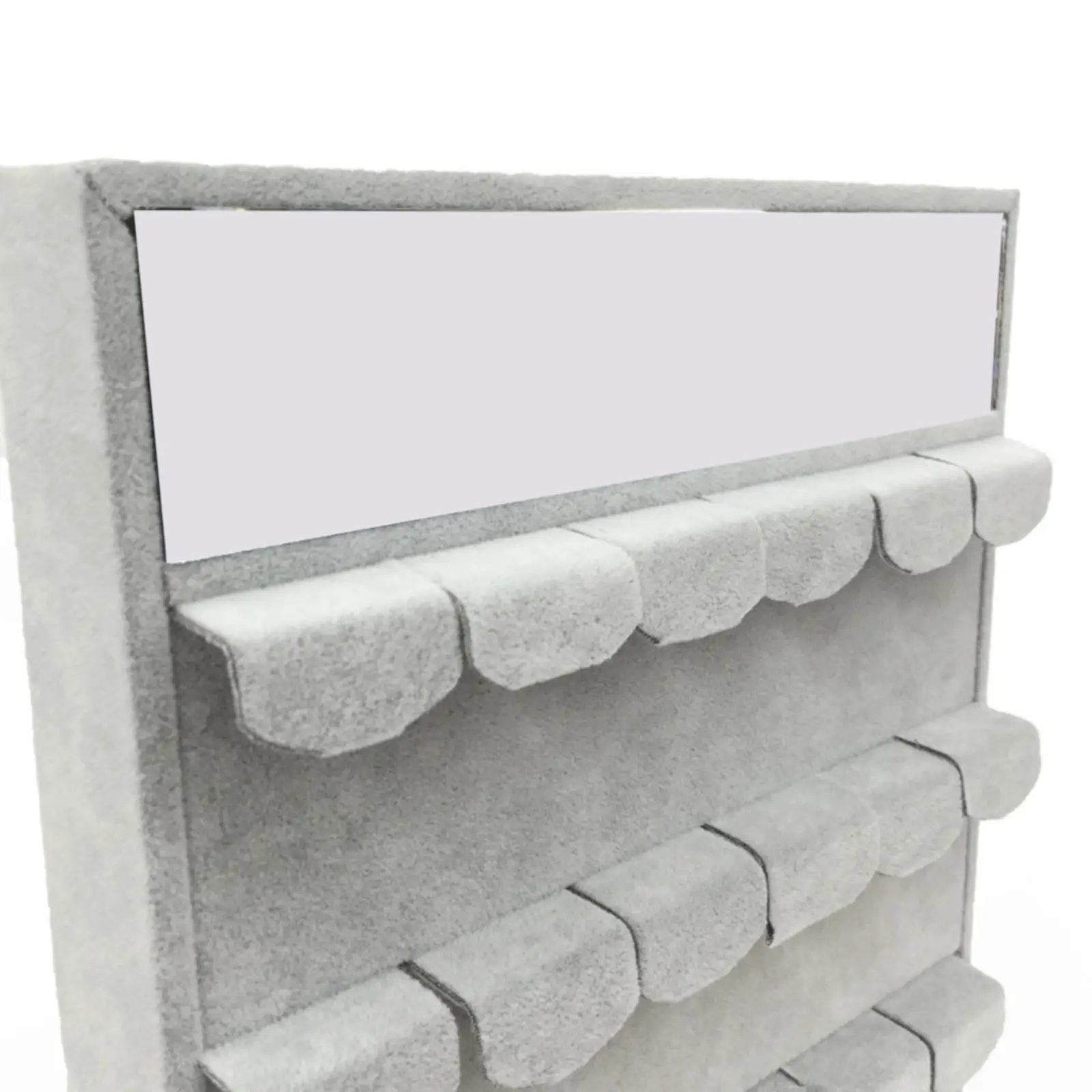 Jewelry Organizer Rack Earring Display Stand Holder Velvet Finish for Women Ear Studs Storage Box Home Dresser or Store Showcase