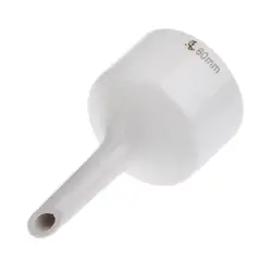 60mm Porcelain Buchner Funnel Lab Filtration Filter Porous Funnel Height: 115mm/ 4.53''