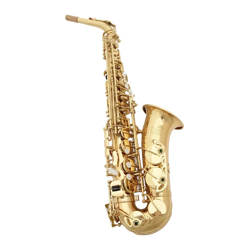 Eb Key Alto Saxophone, Customizable Brass Instrument for Beginner & Professional Performance