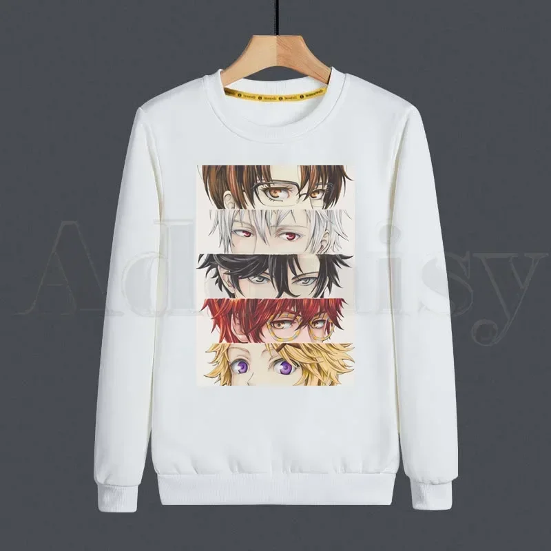 

Mystic Messenger Seven Zero Seven 707 MM BG Otome Sweatshirt Print Trend Mens Clothes Hip-Hop Male Crewneck Men