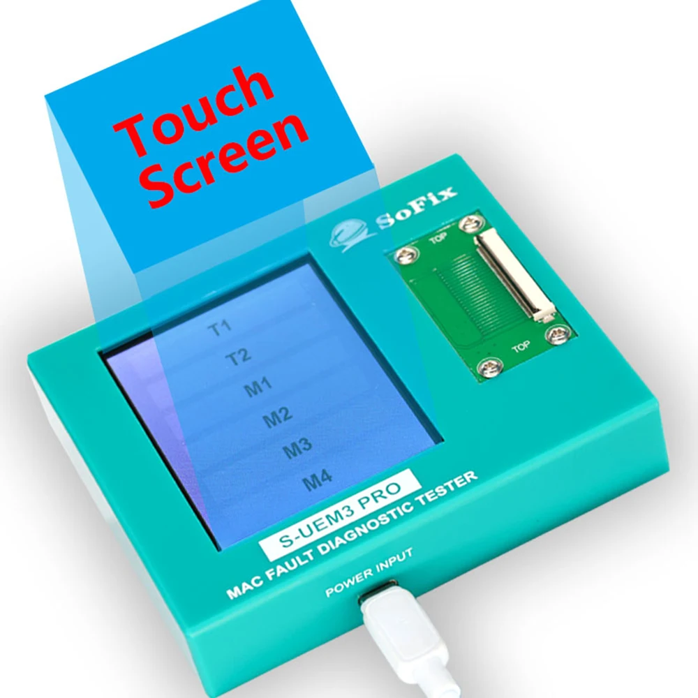 SOFIX S-UEM3 PRO Connecotor Fault Detector for Writing ROM Data for Macbook 2016-2025 T1 T2 M1 M2 M3 M4 Motherboard Repair Tool
