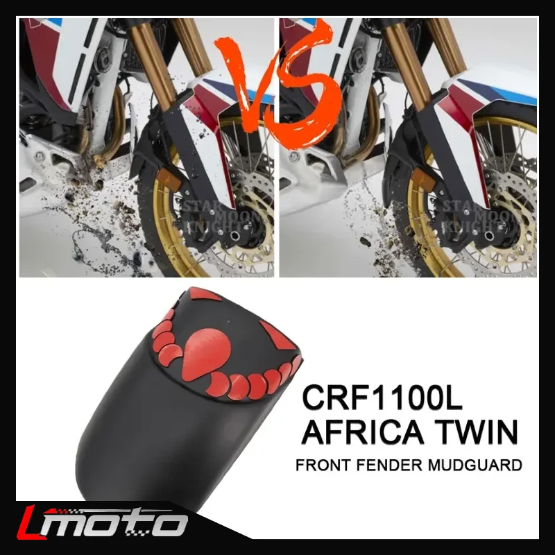 

Motorcycle Front Mudguard FOR Honda CRF1100L Africa Twin 2020 CRF 1100 L CRF1100 Accessories ABS Fender Rear Extender Extension