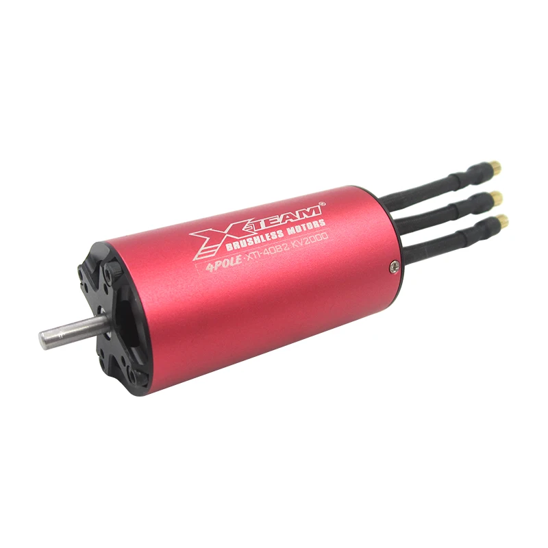 4-Pole 4082 Brushless Motor KV2000+XT Water-Cooling Jacket RC Boat Power Set 5mm Shaft 85-110CM Ship Strong Power High Torque