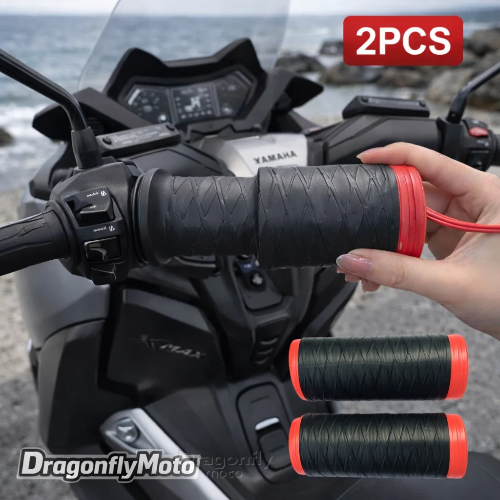 

Motorcycle Silicone Handlebar Cover For YAMAHA XMAX300 XMAX400 XMAX X-MAX XMAX 125 XMAX250 XMAX 300 400 Self Shrinking Non-Slip