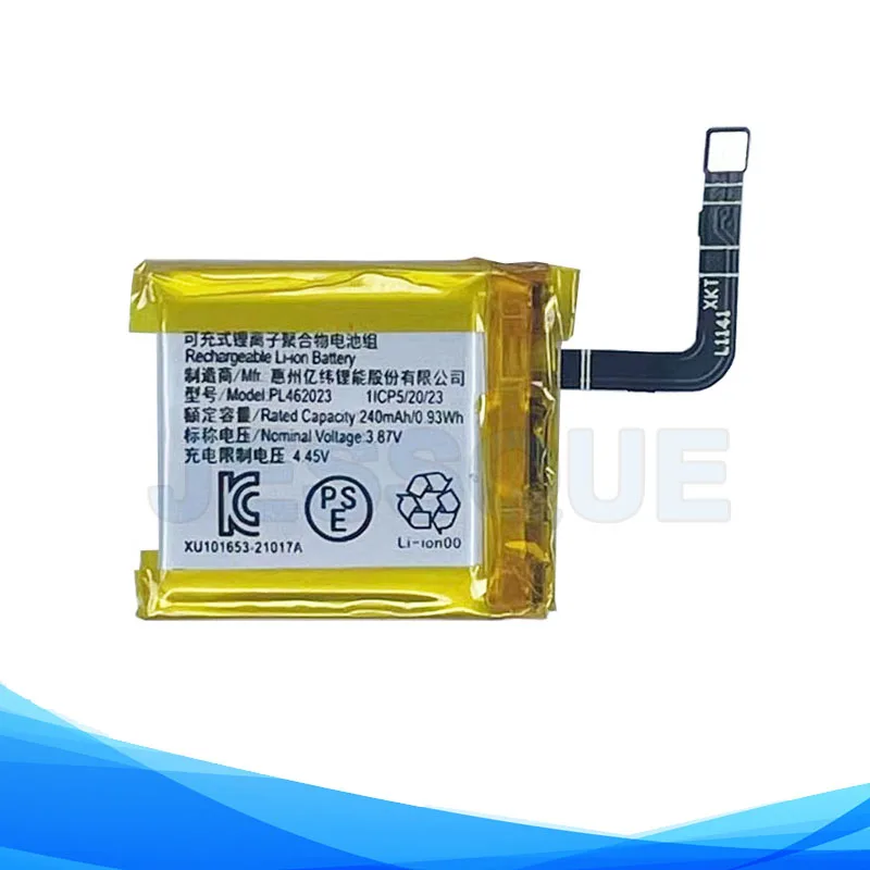 Original Replaces 0.93Wh EVE 240mAh PL462023 Battery For HUAMI AMAZFIT Sports Smart Watch Batterie Accumulator AKKU