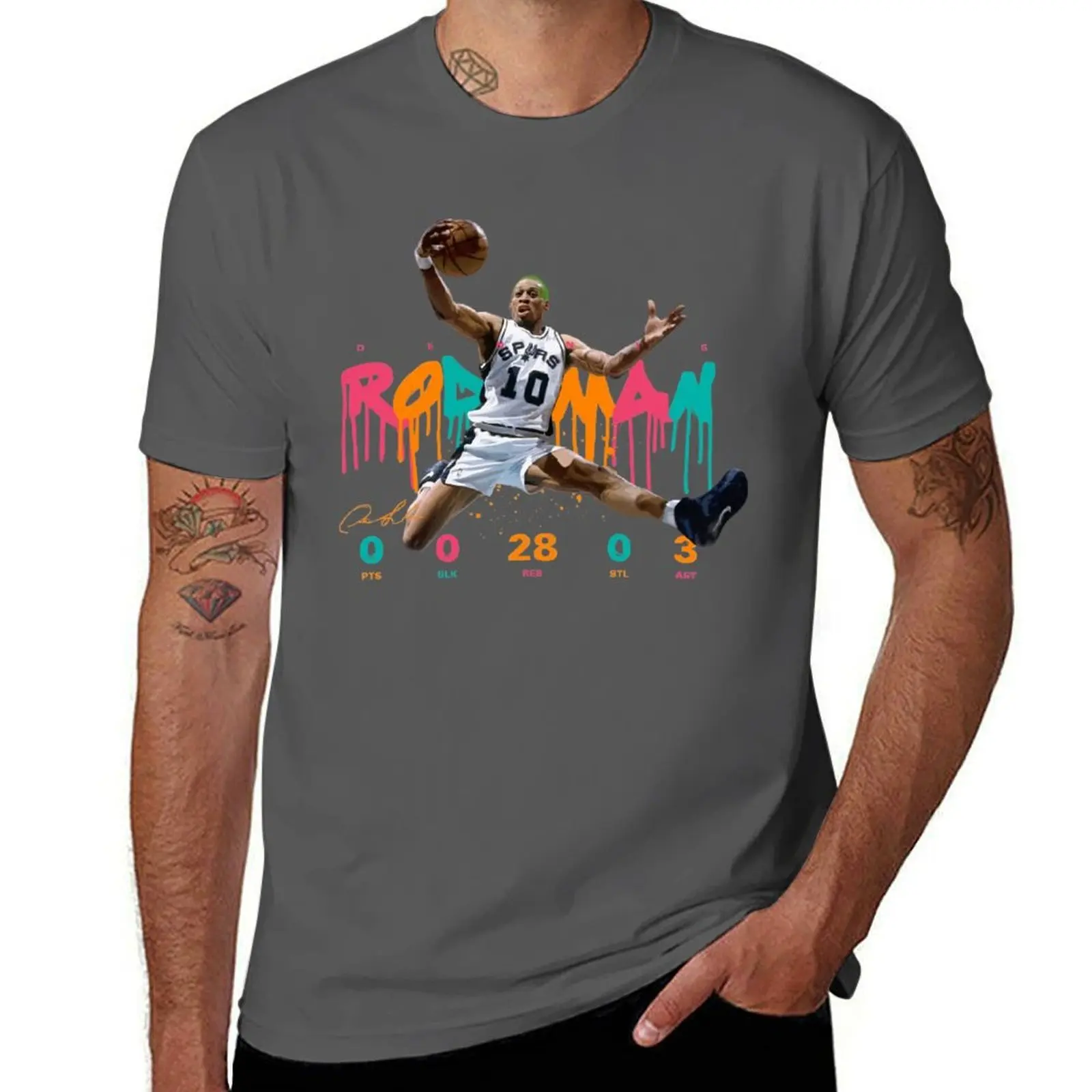

Dennis Rodman T-Shirt man t shirts cotton t shirts for man pack white t shirts for man pack cotton T-Shirt