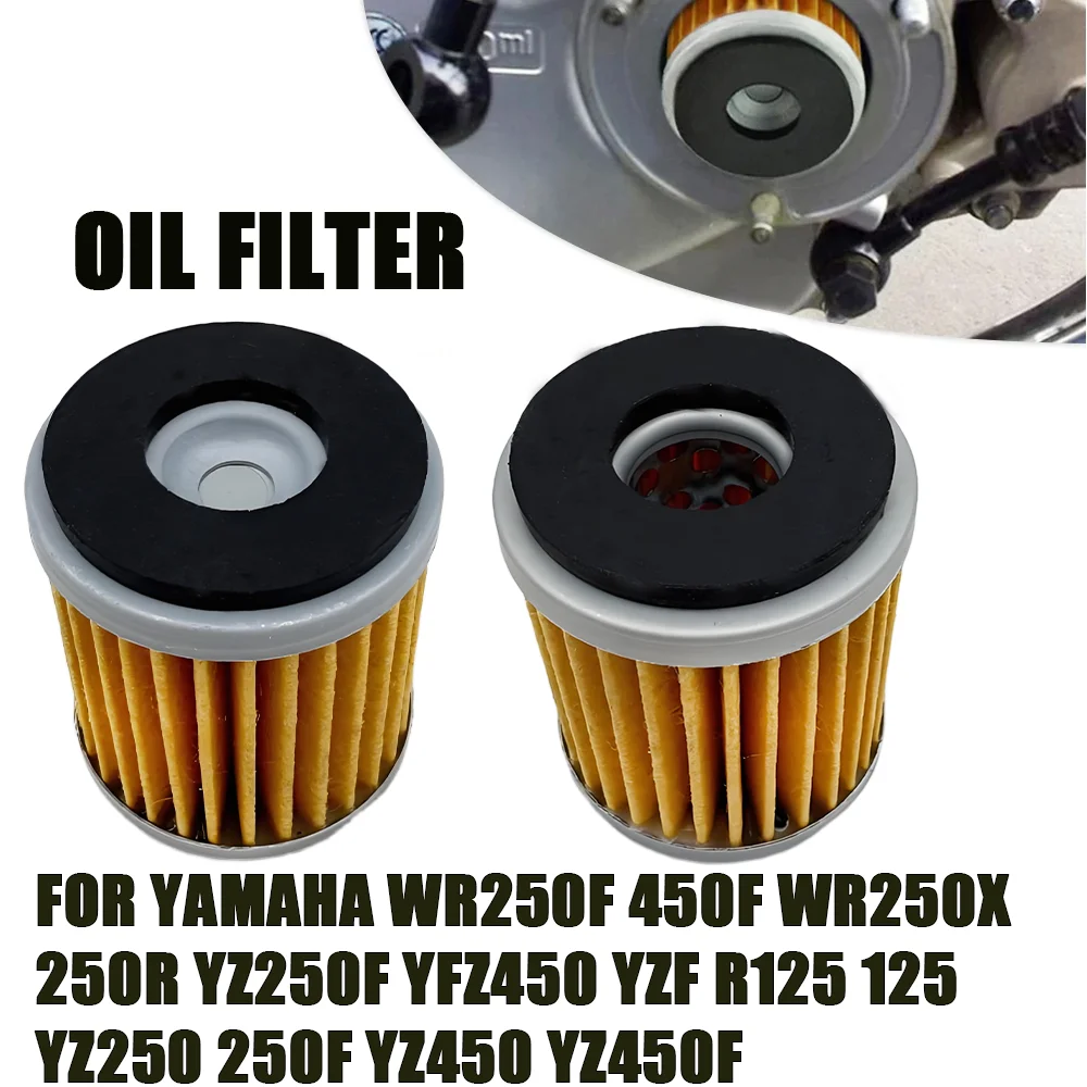 For Yamaha WR250F 450F WR250X 250R YZ250F YFZ450 YZF R125 125 YZ250 250F YZ450 YZ450F Motorcycles Accessories  Oil Filter Parts