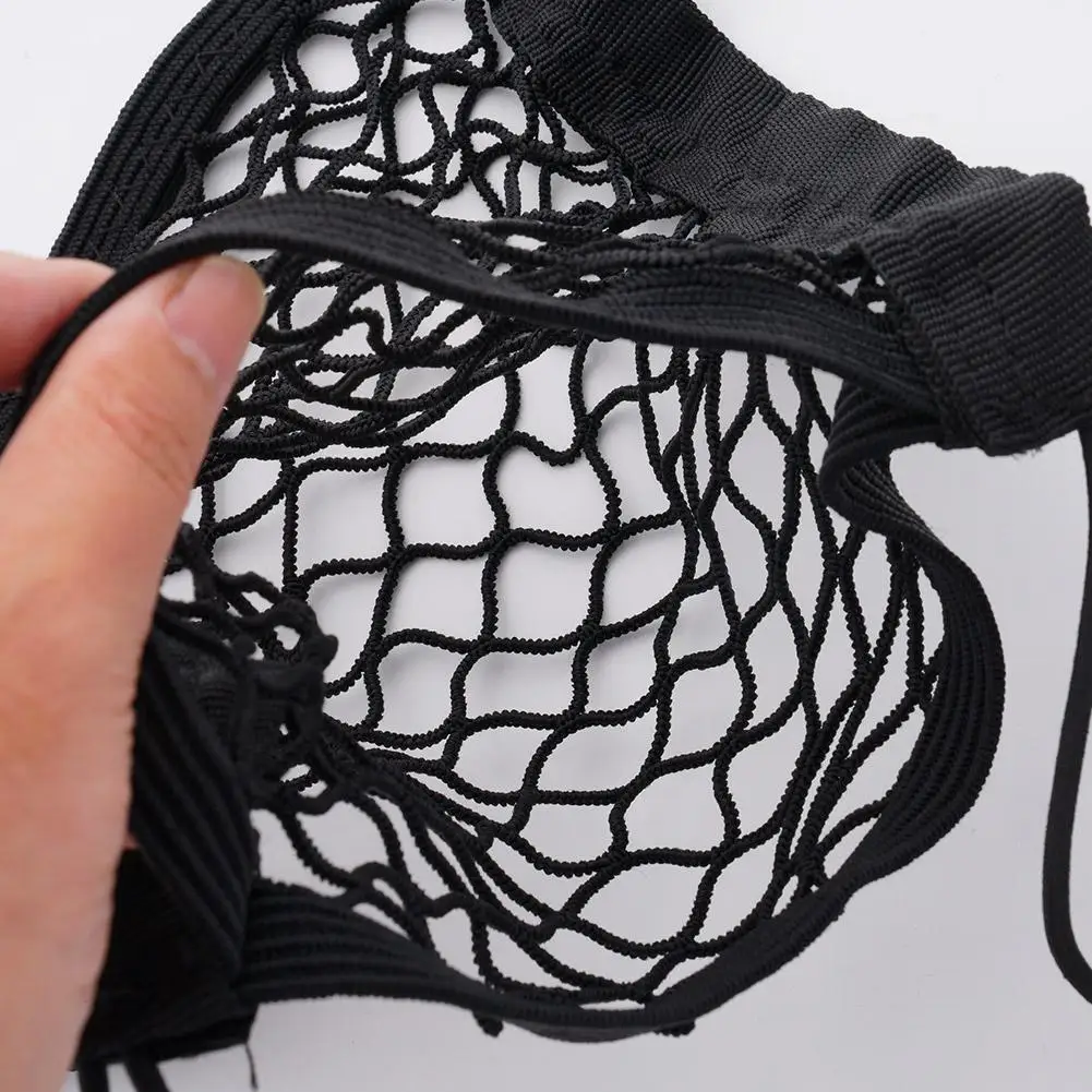 1/2pcs Double Layer Motorcycle Net For Helmet Storage High-Elastic Luggage Net Motorcycle Cargo Net Bungee Cargo Net With Hooks