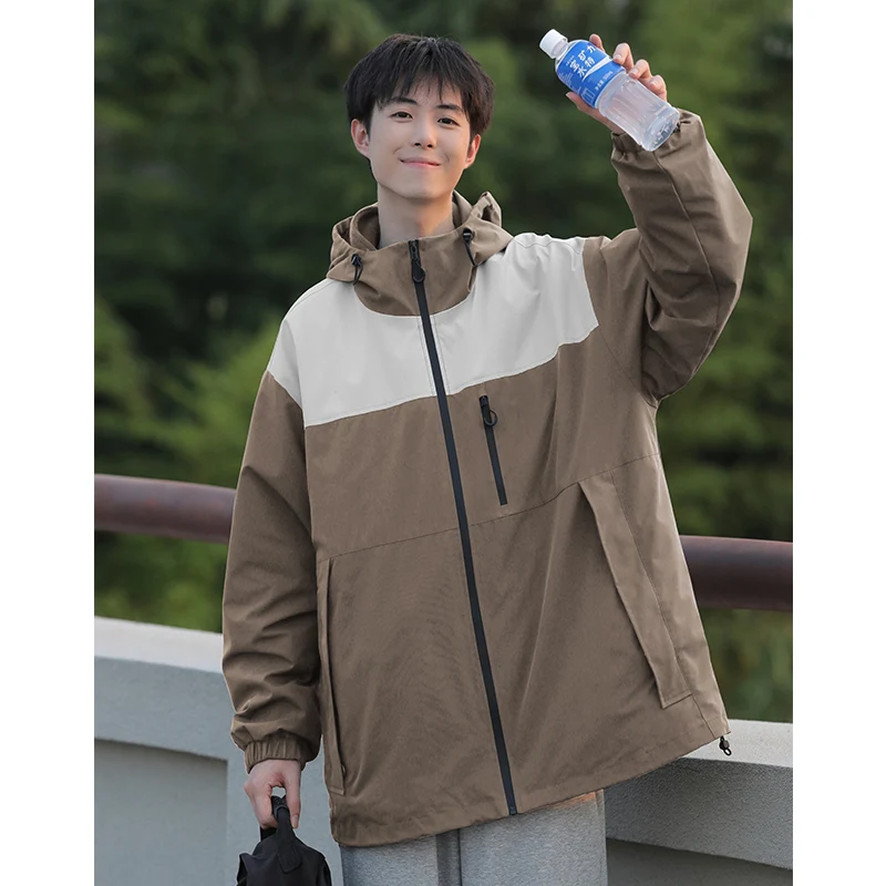 

Thickened Three-in-One Men's Removable Cotton Jacket Winter Warm Clothing American Fashion Brand Workwear Cotton Coat