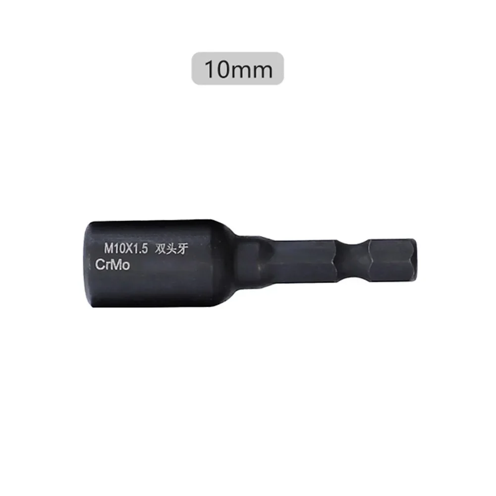 Plaatsmoeren Zelftappende Socket Adapter 1/4 Inch Hex Shank Zelftappende Cr-Mo Socket Adapter In Externe Tanden