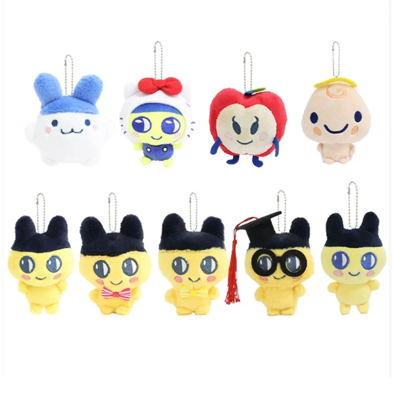 

Япония Тамагочи Домашние животные Готичи Симпатичные плюшевые игрушки Сумка Брелок Kawaii Мультяшный кулон Коллекция плюшевых кукол Украшения Детские подарки