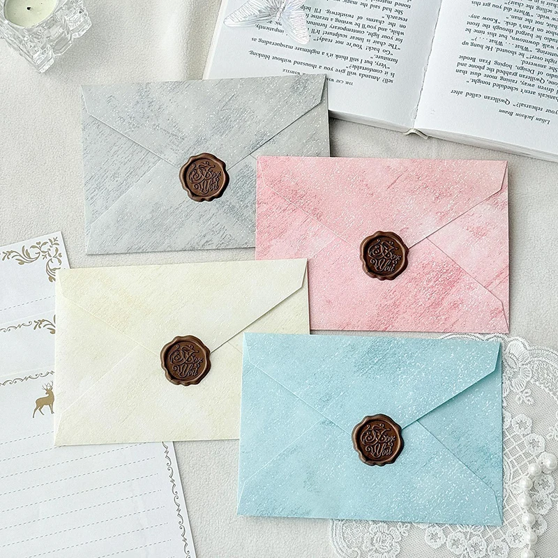 

30pcs 16.1x11.1cm Relief Envelopes for Wedding Invitation Small Business High-grade 200g Paper Stationery Supplies Storage Bag