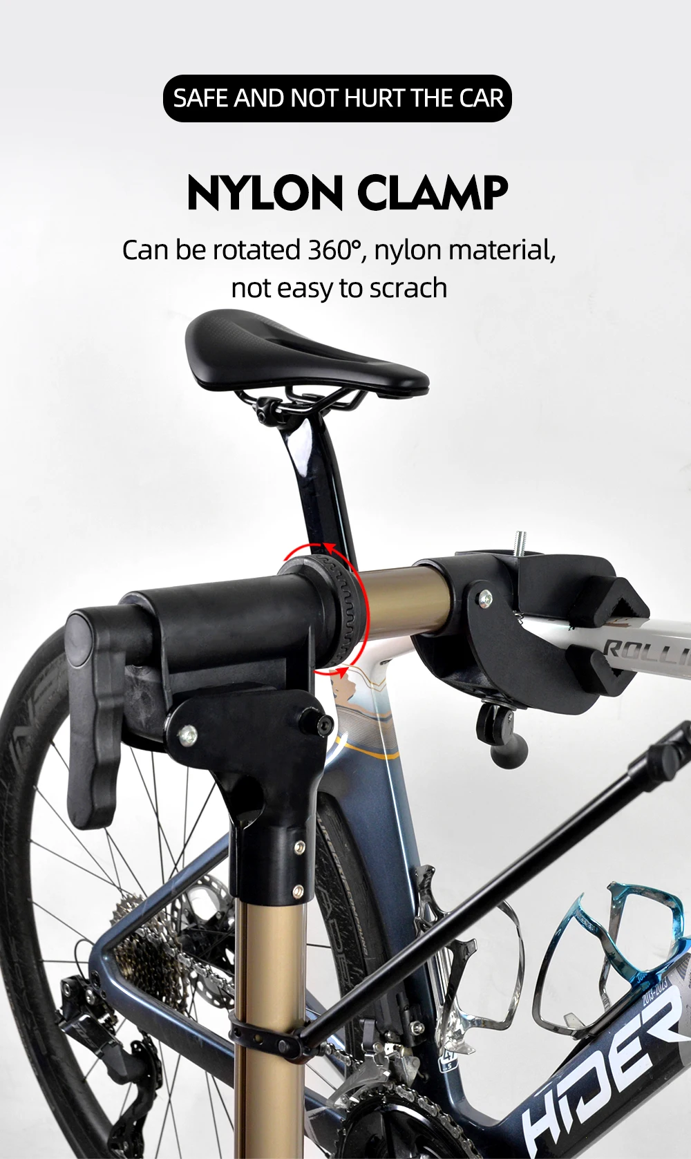 Super Pratique Ce Support De Travail Pour Vélo En Alliage D'aluminium ! Idéal Pour La Réparation Chez Soi, Pliable Et Réglable, Il S'adapte à Tous Vos Vélos (VTT, Vélo De Route). Un Vrai Gain De Place Pour L'atelier !