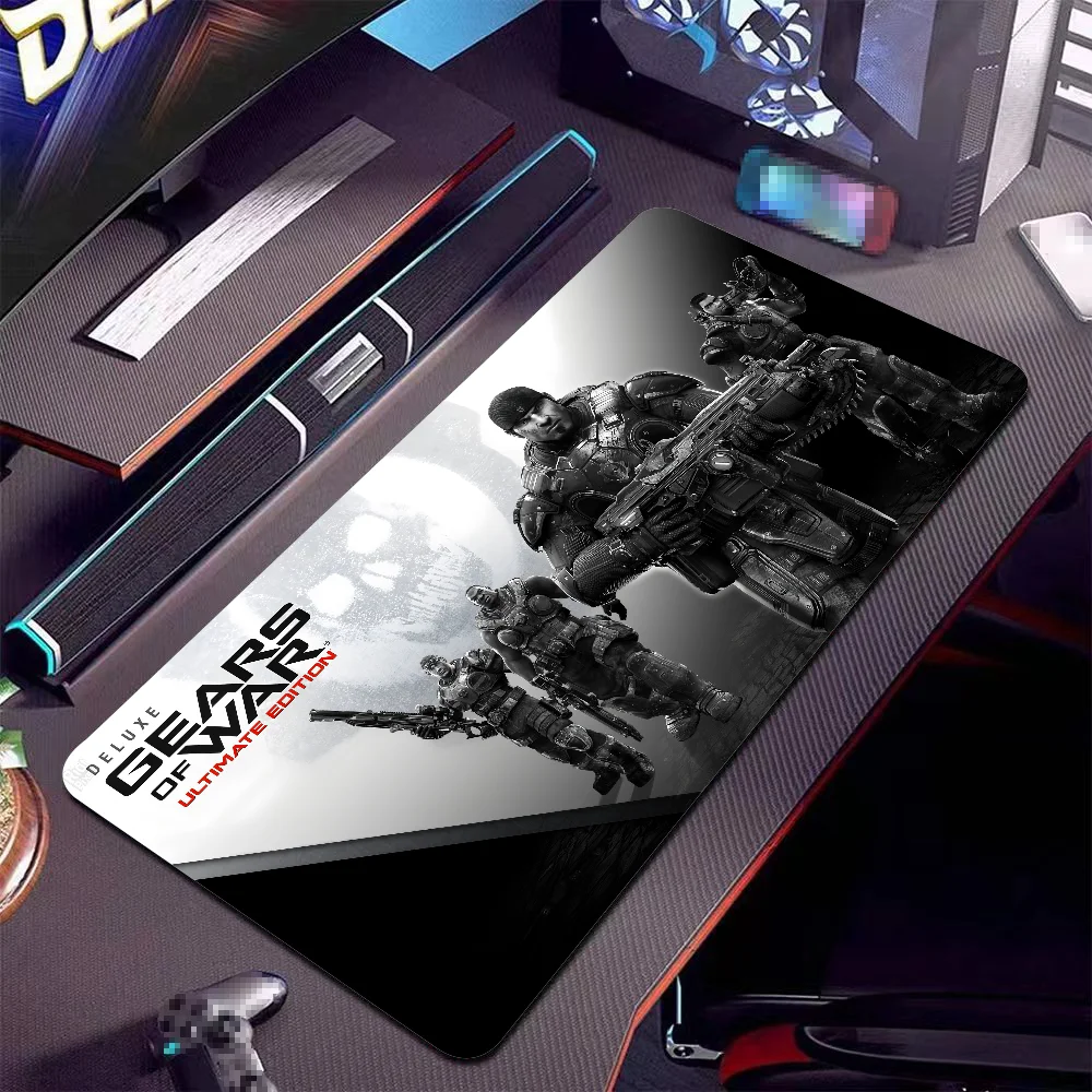 

G-Gears OF W-War Gaming Mousepad Large Anti-Slip Mouse Pad Stitched Edges Mat Durable Desk Laptop Gaming​ Keyboard Pad XXL
