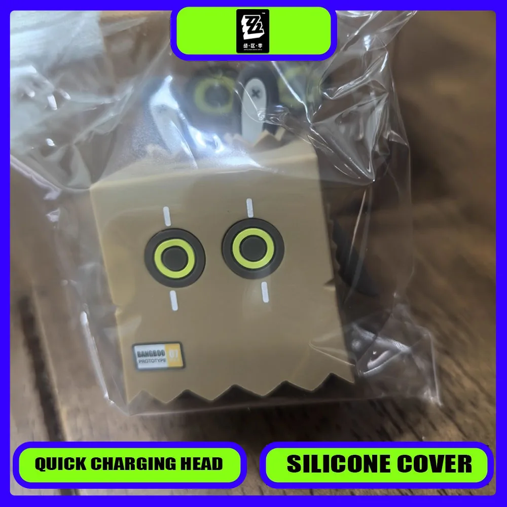 Cargador Rápido Zenless Zone Zero Original Anime Rush Power Series 35W de Nitruro de Galio Bonobo + Funda de Silicona Duradera y Bonita