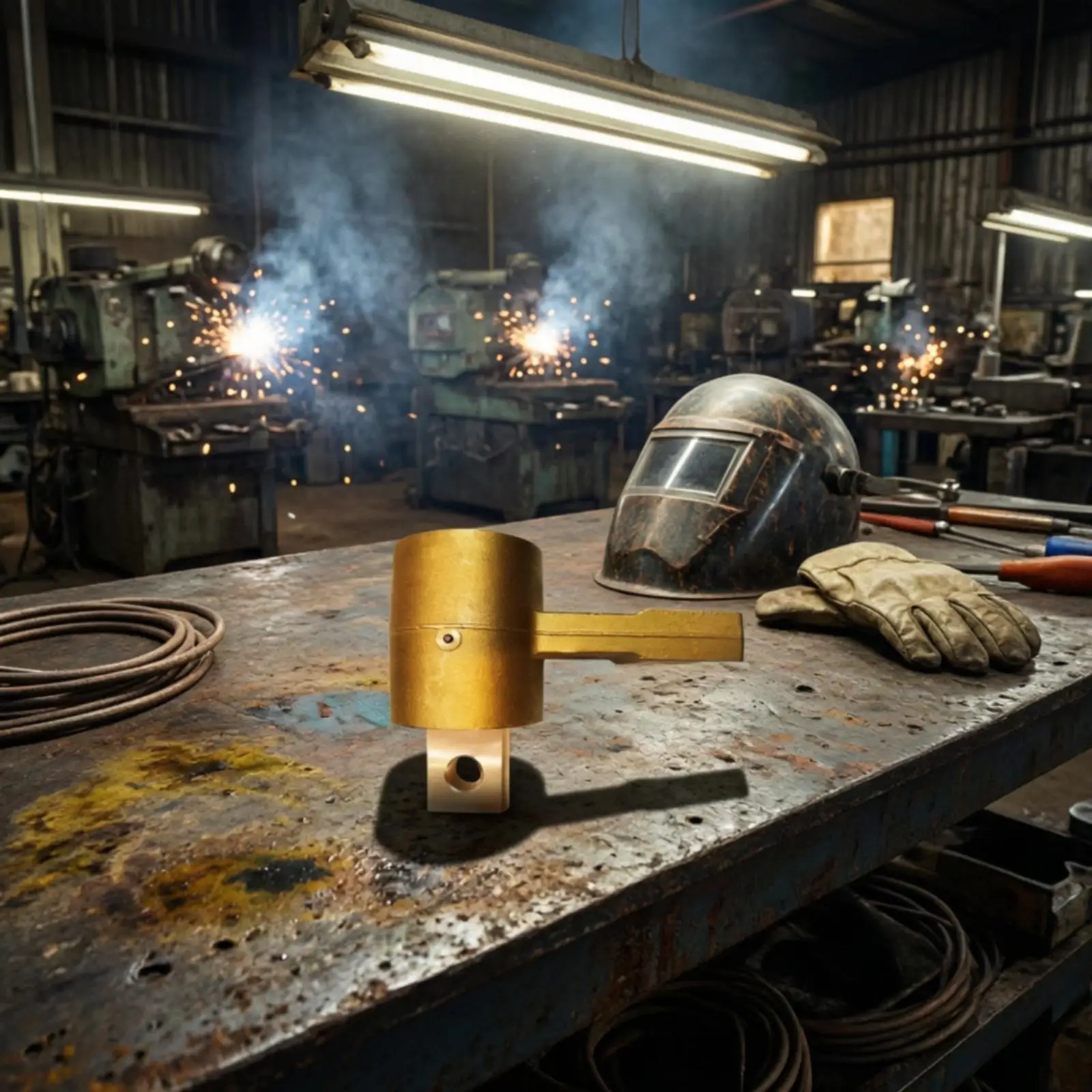 Copper Rotary Welding Ground Clamp with Rotating Head for Electric Welder Support and Metal Joining Tool Accessories