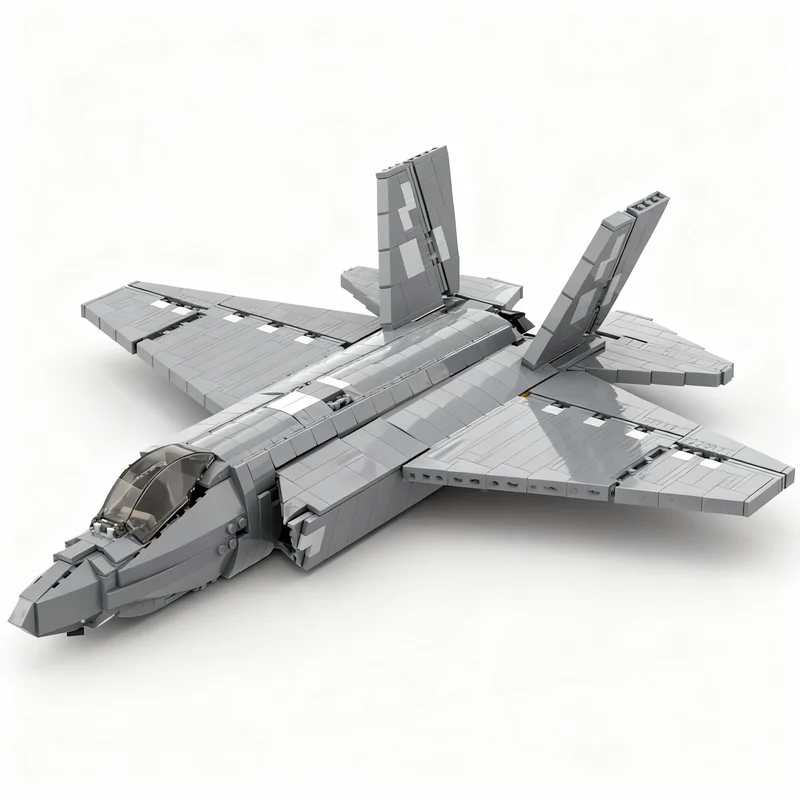 1355pcs MOC System F C Lightning II Model Building Blocks Toy Architecture Christmas Gift Education Idea Birthday Brick Assemble