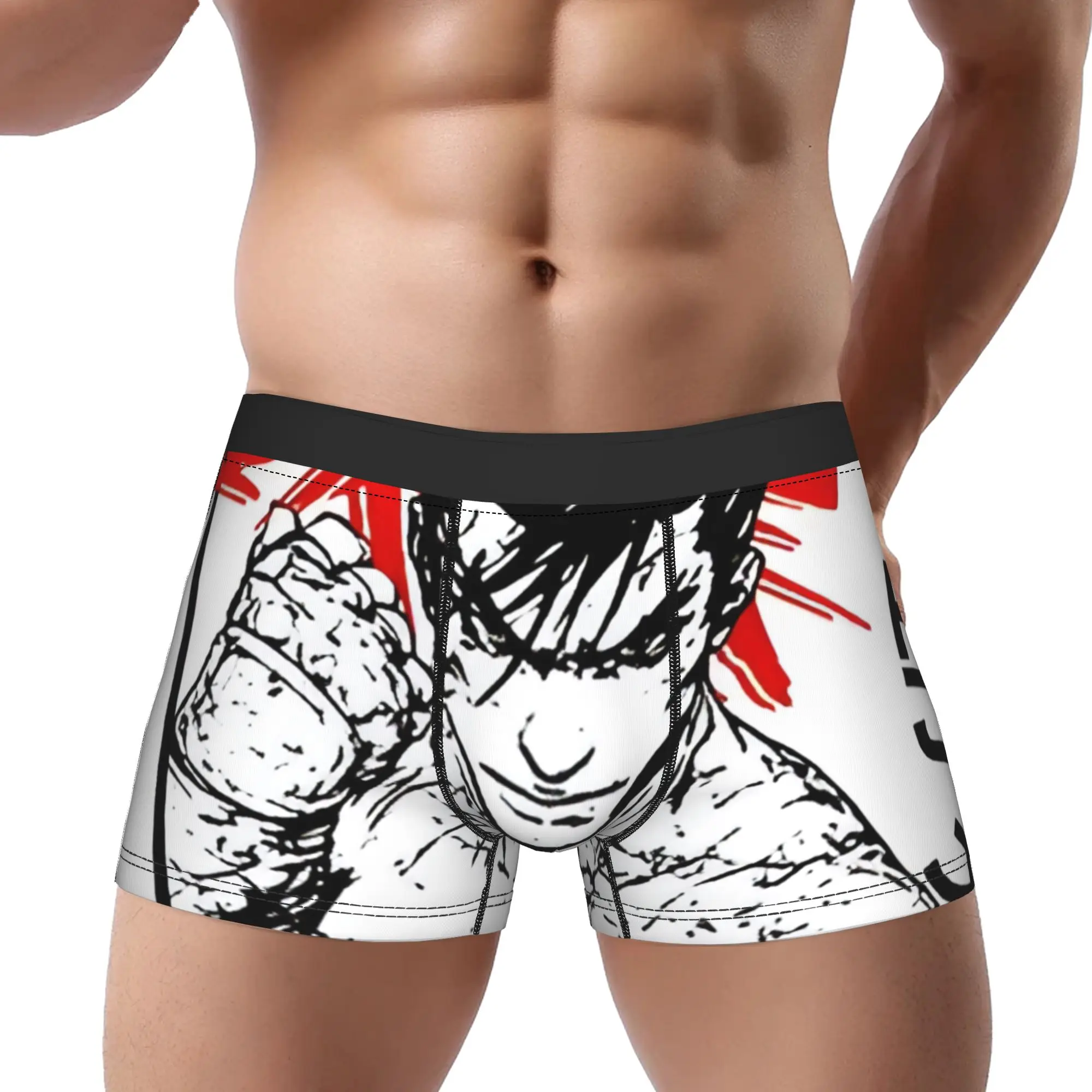 

Трусы-боксеры Game Street Fighter, дышащие трусики, мужское нижнее белье, вентилируемые шорты, трусы-боксеры