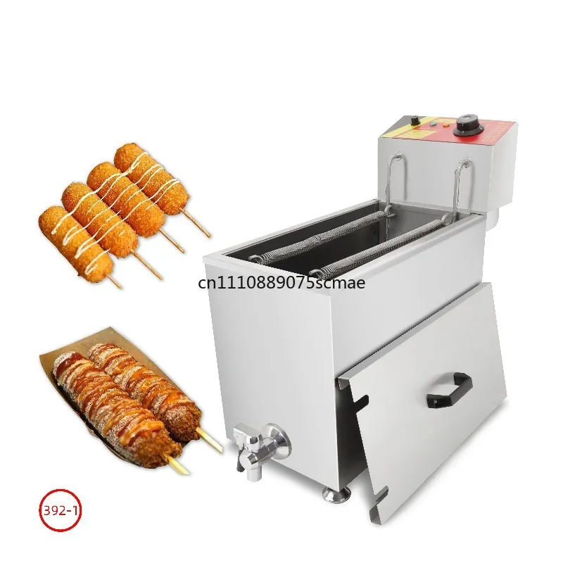 Electric Corn Dog Fryer Large Capacity Hot Dog Fryer