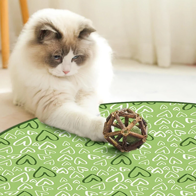 Cat Ball Hunting Exercise Mat Simulate Cat Interactive Hunting Toy Indoor Cat Exercise Mat Boredom Relief Cat Toy For Kittens