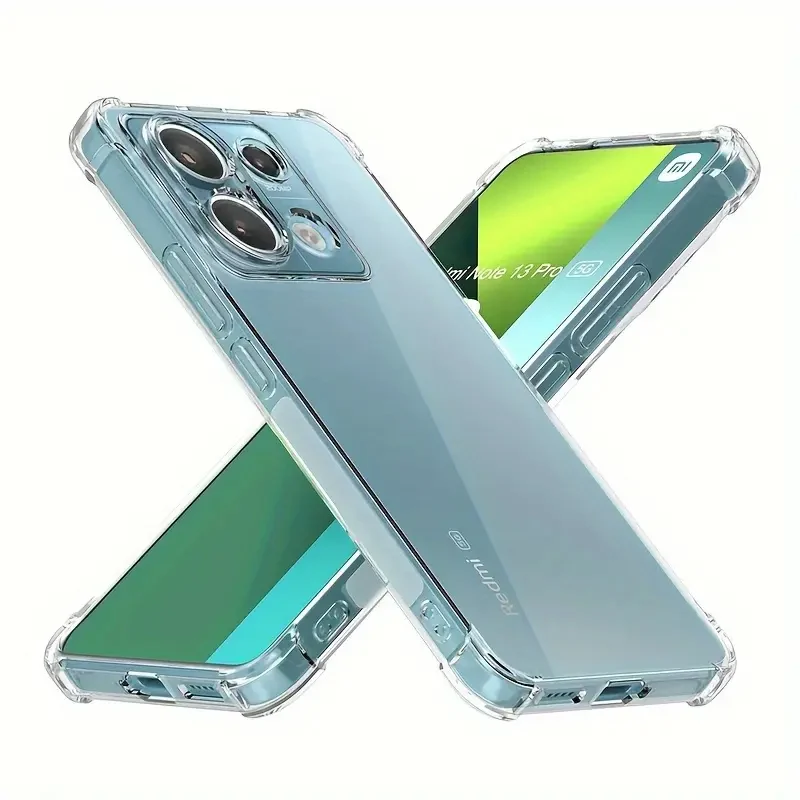 Objektivschutz Transparente Hülle für Xiaomi 14T 13T 12T 11T, Redmi Note 14 13 12 11 10 Pro 5G 14C 13C 12C 14S 11S 10S Klare Abdeckung
