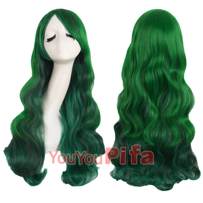 أنيمي المتناثرة شعر مستعار فتاة التدرج اللون لوليتا موجة كبيرة طويل مجعد شعر مستعار sheathlolitaWig #3