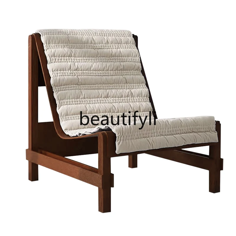 

Sofa chair, living room single, recliner single chair, balcony leisure chair, wabi-sabi