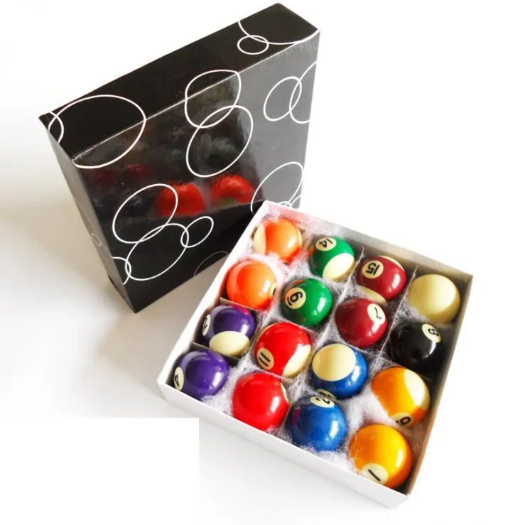 American 25/32/38/50.8/52.5/57.2mm pool balls billiard set and triangle frame