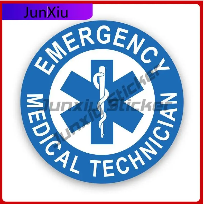 

Emt Emergency Medical Technician Sticker Uv Protected Decalsstar Of Life Ems Paramedic First Responder Car Sticker Vinyl Decal