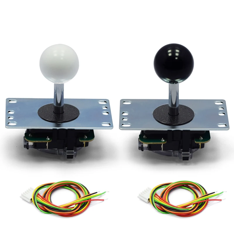 

2Pcs Original Japan Sanwa Joystick for Arcade Jamma Game Zero Delay DIY PC PS3 XBOX Game Encoder