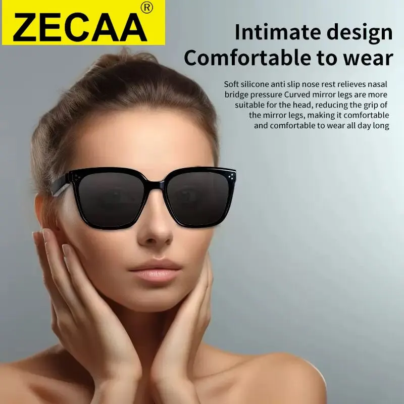 

ZECAA Smart Touch Wireless Bluetooth Intelligent Audio Headset Glasses Bluetooth Smart Touch Wearable Headset Audio Glasses