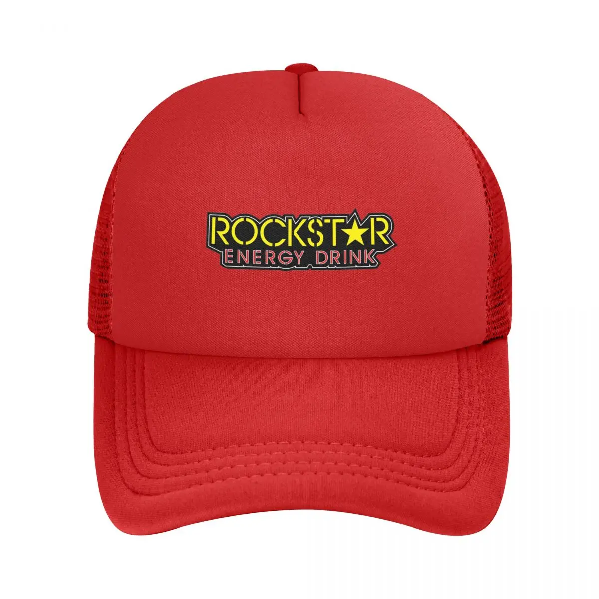 Rockstar Energy Drink Mesh Baseball Caps Snapback Fashion Baseball Hats Breathable Casual Casquette Outdoor Unisex