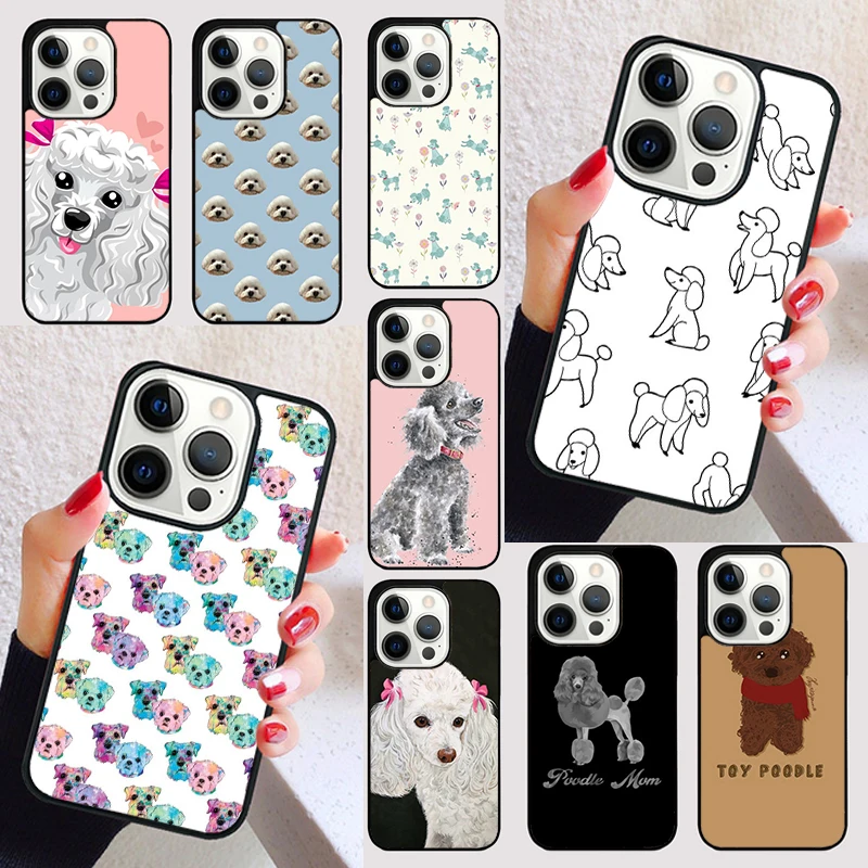 Poodle Dog Cartoon cover For iPhone 15 16 13 12 11 14 Pro Max Mini Max SE 2020 7 8 6S Plus Phone Case