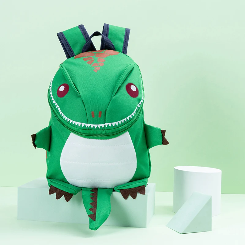 Adorabile zaino dinosauro 3D divertente borsa da scuola per animali per bambini ideale per la scuola materna bambino primario Mochila perfetto zaino per bambini