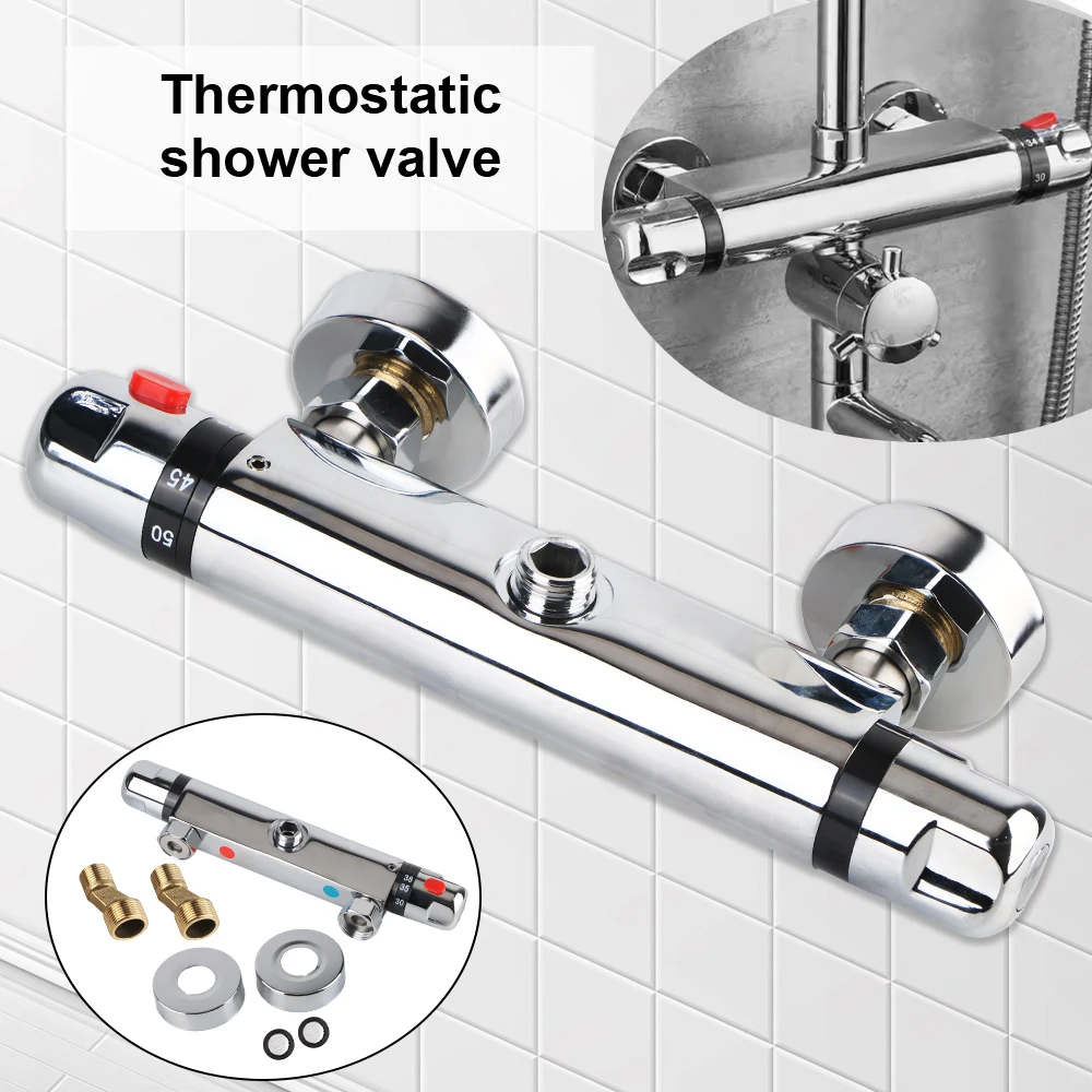 Thermostatic Shower Water Faucet Bathtub Faucet Hot And Cold Mixer Thermostatic Tap Bathroom Tool Bathroom Mixing Valve