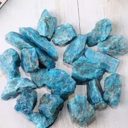 150g Natural Blue Apatite Crystal Stone Gravel Rough Healing Mineral Specimen Collection Room Decor