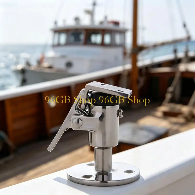

96GB Boat Door Stop Piece with 3 Hole Base for Marine Repair Service